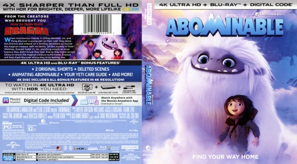 CoverCity - DVD Covers & Labels - Abominable 4K