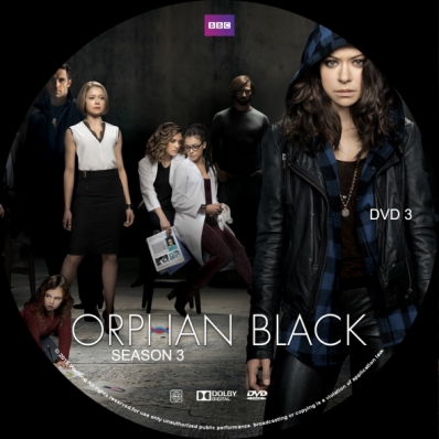 Orphan Black - Season 3; dvd 3