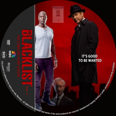 The Blacklist - Season 3; disc 3