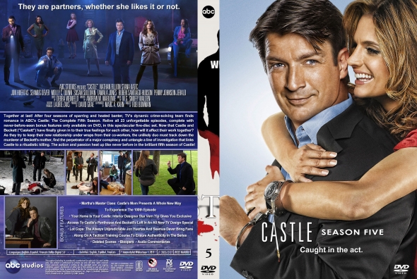 Castle - Season 5 (spanning spine)