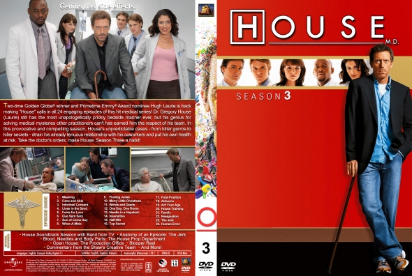 House M.D. - Season 3 (spanning spine)