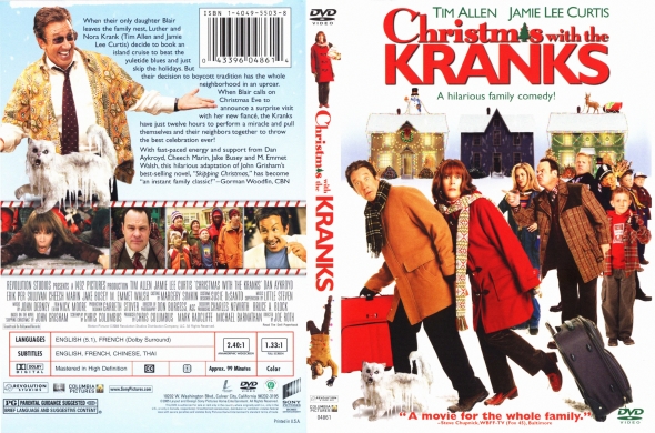 Download Covercity Dvd Covers Labels Christmas With The Kranks PSD Mockup Templates