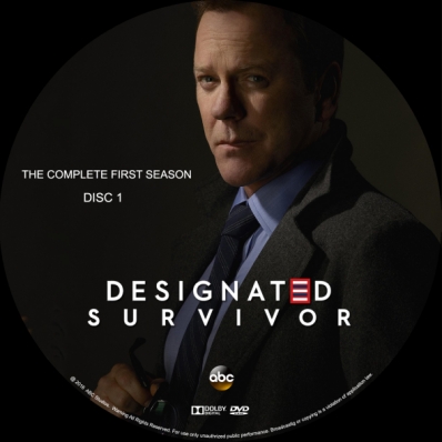 CoverCity  DVD Covers & Labels  Designated Survivor  Season 1 disc 1