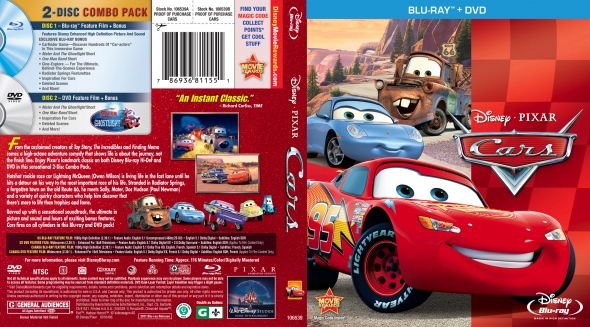 Disney Cars Dvd Cover