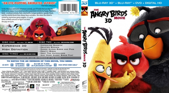CoverCity - DVD Covers & Labels - The Angry Birds Movie 3D