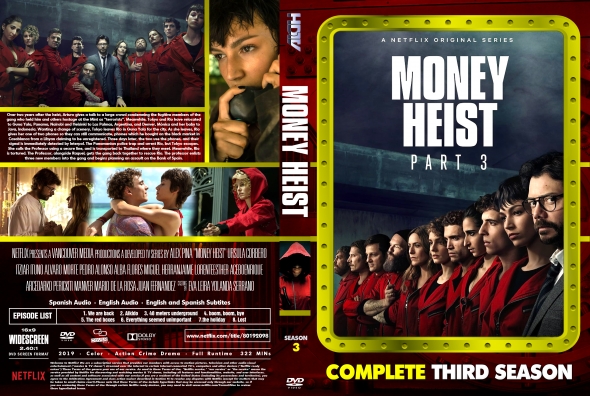 CoverCity - DVD Covers & Labels - Money Heist - Season 3