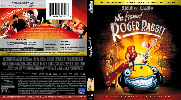 Covercity Dvd Covers And Labels Who Framed Roger Rabbit 4k 