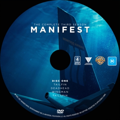 CoverCity - DVD Covers & Labels - Manifest - Season 3; disc 1