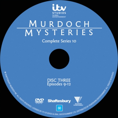 Murdoch Mysteries - Season 10; disc 3