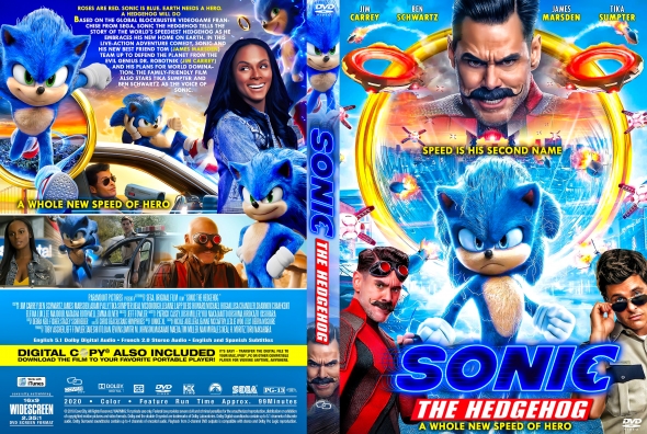 Sonic the Hedgehog Movie DVD