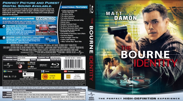 Covercity - Dvd Covers & Labels - The Bourne Identity