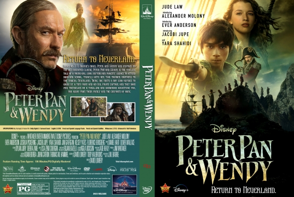 peter pan dvd cover