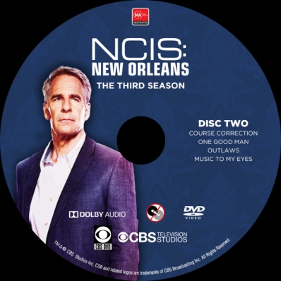 NCIS: New Orleans - Season 3; disc 2